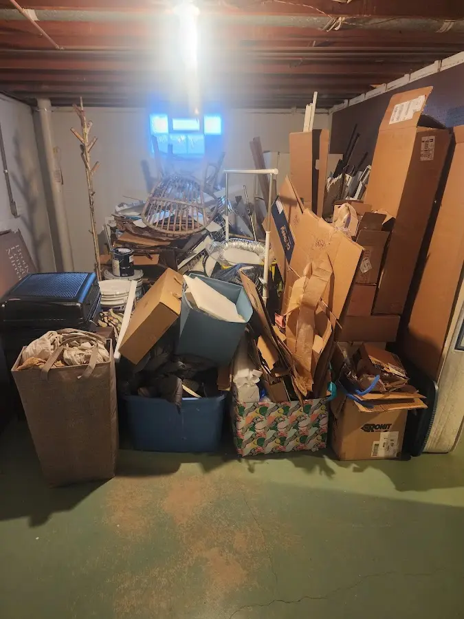 Roll-off dumpster container at job site for Yard Waste Dumpster Rental in Winter Haven